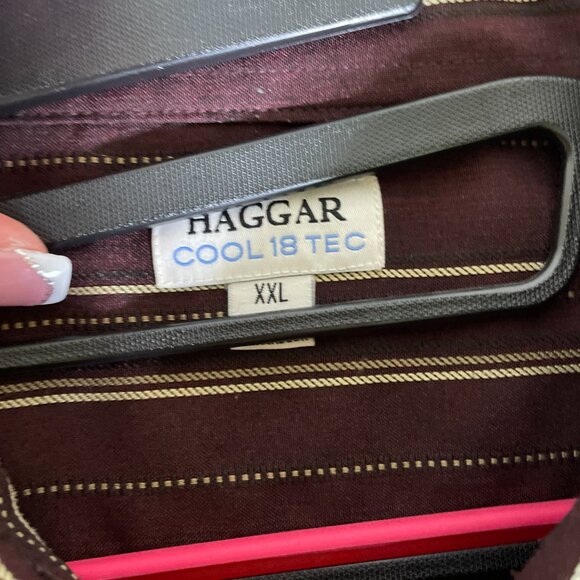 Set of 3 Men's XXL Haggar Short Sleeve Button Down Shirts - Picture 12 of 15